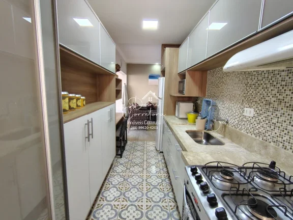 Imagem Aluguel de Apartamento de 2 Quartos com Suíte, lazer, varanda gourmet e 2 Vagas de Garagem em Pitangueiras, Guarujá-SP