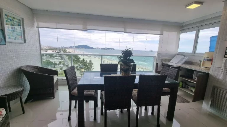 Imagem Apartamento com 3 dormitórios à venda, 117 m² - Enseada - Guarujá/SP