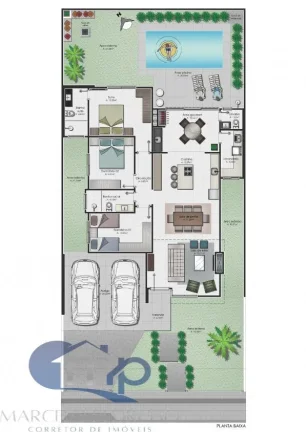 Imagem Casa á venda com 3 dormitórios na praia Bela Torres em Passo de Torres/SC