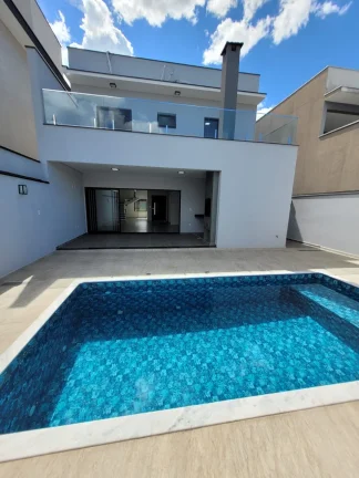 Imagem Casa de Luxo no Condomínio Parque Ibiti Reserva em Sorocaba-SP: 3 Quartos, 1 Suíte, 2 Salas, 3 Banheiros, 2 Vagas de Garagem - 218m².
