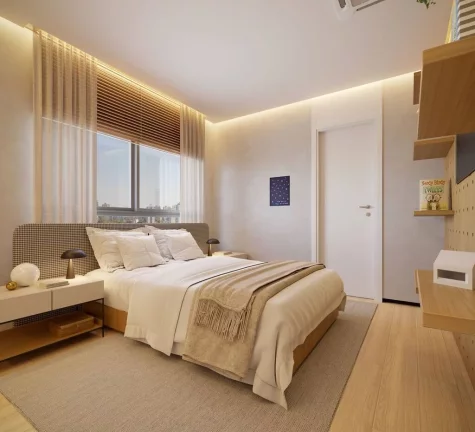 Imagem Apartment for sale in São Paulo, Luxuoso apartamento à venda no Condomínio Edson 1400 Campo Belo, com 4 suítes, 255m² e 4 vagas. Em São Paulo, Brasil.