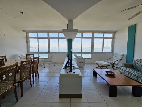 Imagem Apartamento vista mar 130 m² 1 vaga escriturada à venda no Embaré - Santos/SP