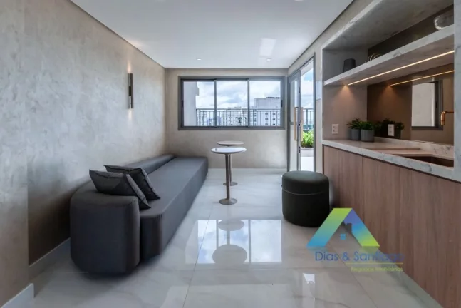 Imagem Apartamento na Chácara Klabin com localização estratégica a 550mts da Estação Santos–Imigrantes e 600mts da Estação Chácara Klabin com Studio novo com vista livre e andar alto com coworking e lounge de convivência.