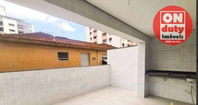 Imagem Lindo Apartamento novo Garden com 2 quartos à venda, 79 m² por R$ 570.000 - Marapé - Santos/SP