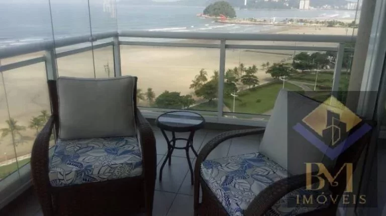 Imagem A melhor vista mar, no prédio mais completo de Santos