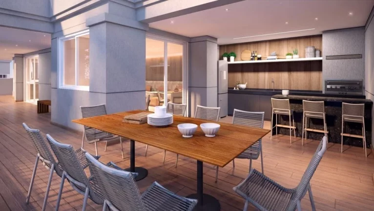 Imagem Apartamento (recém entregue) de 83m² com 3 dormitórios (sendo 1 suíte) e 2 vagas na Rua Carlos Gomes - Santo Amaro
