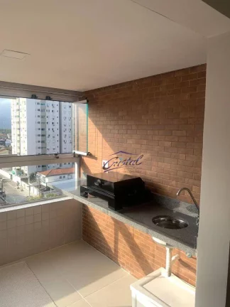 Imagem Apartamento com 1 dormitório à venda, 48 m² por R$ 360.000,00 - Guilhermina - Praia Grande/SP