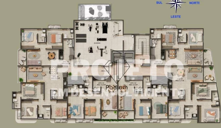 Imagem Apartamentos varanda /sacada no bairro do Aeroclube / Bessa - AP2407