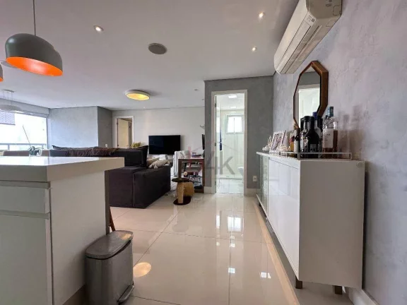 Imagem Apartamento mobiliado com 1 dormitório suíte à venda no Brooklin
