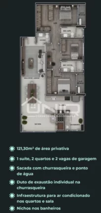 Imagem Apartamentos em Construção Centro Ed Turmalina Pato Branco