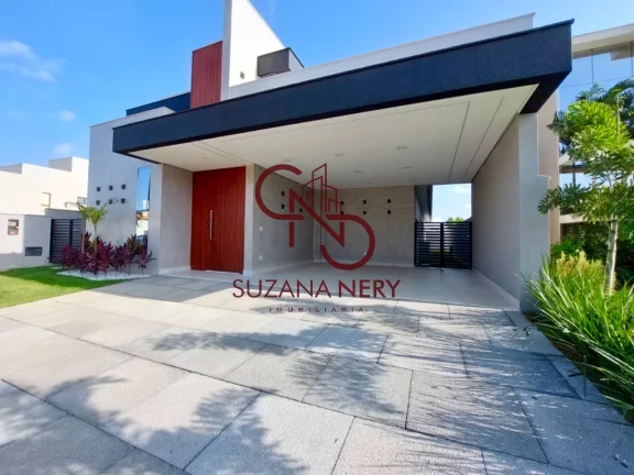 CASA TÉRREA COM 3 SUITES NO CONDOMINIO AMSTERDÃ