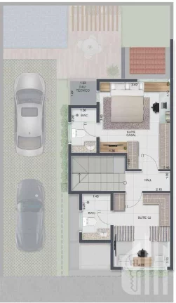 Imagem ÚLTIMAS UNIDADES: Casa duplex em construção, 3 dormitórios à venda por R$ 324.700,16 - Condomínio NOBILE VITTA - Morros - Teresina/PI