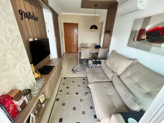 Imagem Apartamento com 2 dormitórios à venda, 90 m² por R$ 610.000 - Tupi - Praia Grande/SP