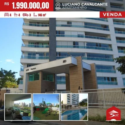 Imagem (AP8017)Apartamento 146m² - Luciano Cavalcante