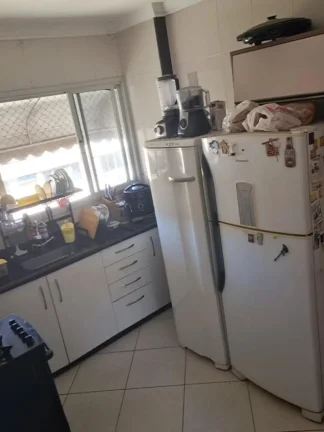 Foto do imóvel: Apartamento 84m², Sol da manhã, frente, 3 quartos sendo 1 suíte, 2 banheiros, cozinha e área serviço com churrasqueira, área gourmet e armário planejado.