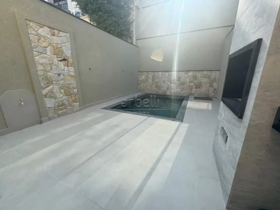 Imagem Sobrado com 220 M², com 4 dormitórios suítes, sala, lavabo, cozinha, área de serviços, churrasq...