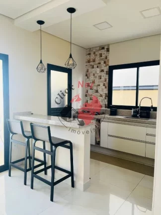 Imagem Sobrado ,Condominio em indaiatuba, estudo permuta no ABC menor valor , 3 Dorms c suite , varanda , piscina , bairro Residencial London Park, Indaiatuba