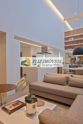 Imagem Cobertura mobilhada p venda 144 m² pé direito duplo com 3 quartos no miolo do Cambuí - Campinas - SP