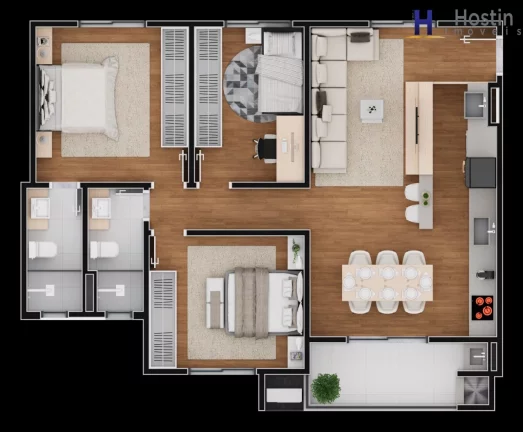 Imagem APARTAMENTO RESIDENCIAL em JOINVILLE - SC, ATIRADORES