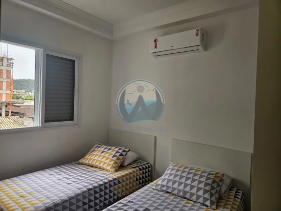 Imagem Apartamento à venda em Ubatuba-SP, Toninhas: 2 quartos, 1 suíte, sala, banheiro, 1 vaga. 62m² de conforto!