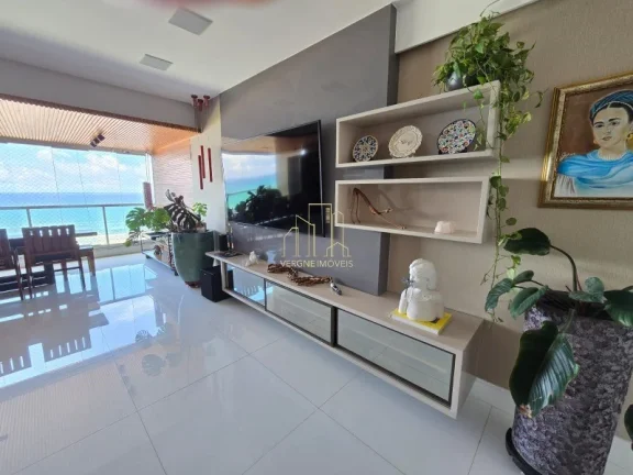Imagem Apartamento de Luxo à Venda | Vista Mar 180º | 3 Suítes + Escritório |? Patamares Colina A