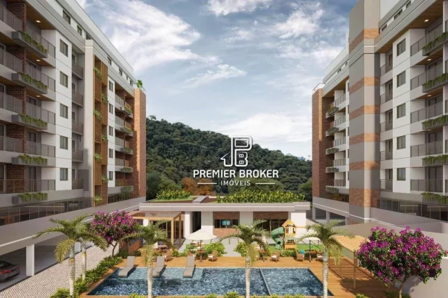Apartamento com 2 dormitórios à venda sendo 1suite, 60 m² por R$ 515.000 - Várzea - Teresópolis/RJ