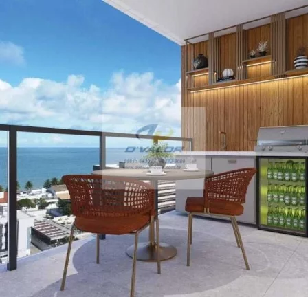 Imagem Vendo Apartamento com 60,53m², 2 quartos s/ 1 suíte, sala p/2 ambientes e 1 vaga