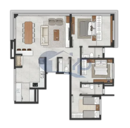 Imagem Apartamento á venda com 3 dormitórios na Praia Grande em Torres/RS