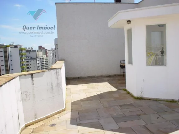 Imagem Cobertura à venda no Centro de Ribeirão Preto-SP - 3 quartos, 1 suíte, 3 salas, 3 banheiros, 2 vagas de garagem, 230m² - Quer Imóvel Negócios Imobiliários