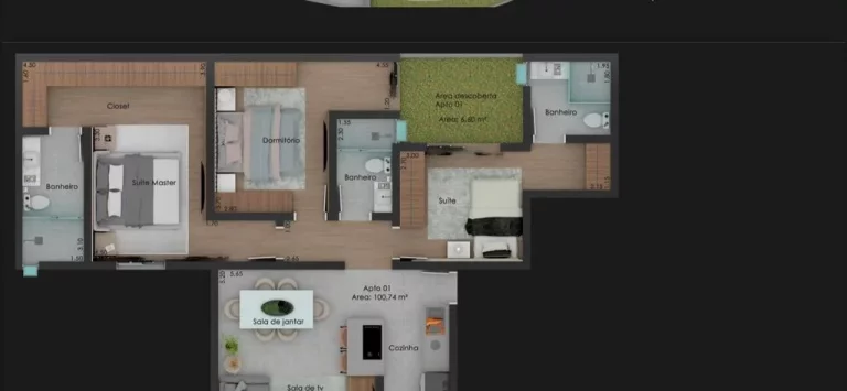 Imagem VENDE-SE APARTAMENTO ALTO PADRÃO NO PIRATININGA 1