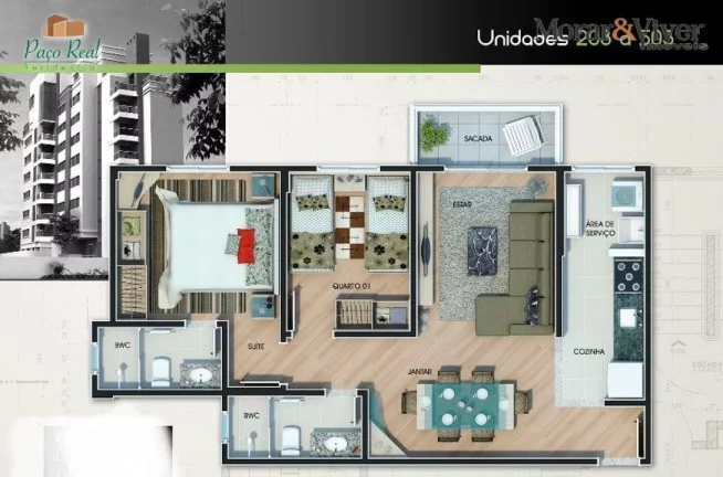 Imagem Apartamento para Venda em Curitiba, Bigorrilho, 2 dormitórios, 1 suíte, 2 banheiros, 1 vaga