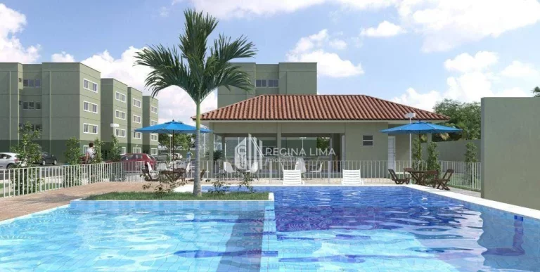 Imagem Apartamento em condomínio fechado, 2 dormitórios à venda por R$ 155.628,27- Condomínio Residencial LUCÍDIO FREITAS - Renascença - Teresina/PI