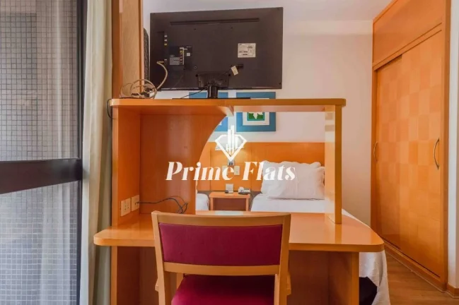 Imagem Flat disponível para venda no Quality Paulista, com 29m², 1 dormitório e 1 vaga