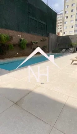 Imagem Studio de 33m em Perdizes com 1 dormitório integrado ao living, espaço gourmet, piscinas, playground, academia, salão de festas e jogos, churrasqueira