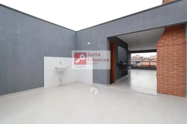 Imagem Sobrado para Venda em Santo André, Jardim Santo Antônio, 3 dormitórios, 1 suíte, 3 banheiros, 3 vagas