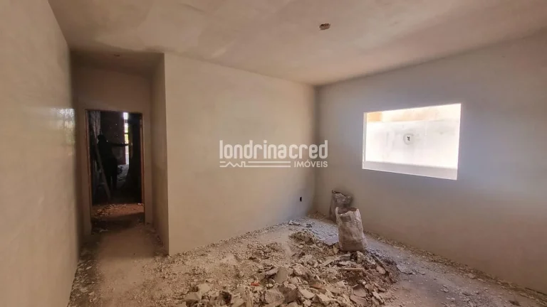 Imagem Casa moderna na Zona Oeste: 3 quartos, suíte, 2 vagas, 91m² de construção, 180m² de terreno, área gourmet e cozinha integrada.