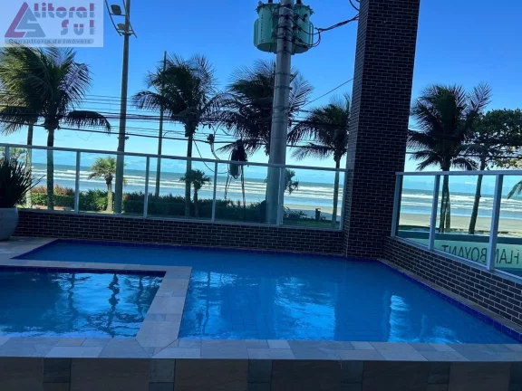 Imagem Imóvel de alto padrão para locação em Praia Grande-SP, Caiçara: 3 quartos, 1 suíte, 1 sala, 2 vagas, 104m².