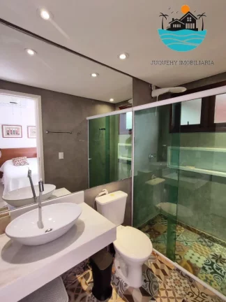 Imagem Casa de Temporada em Juquehy - 3 quartos sendo 02 suítes + 01 mezanino, 600metros da praia, piscina, max. 8 pessoas | Juquehy Imobiliária