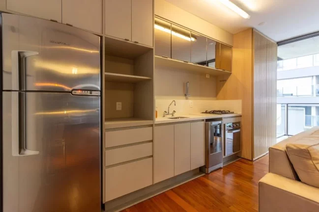 Imagem Apartamento para Venda em São Paulo, Pinheiros, 1 dormitório, 1 banheiro, 1 vaga