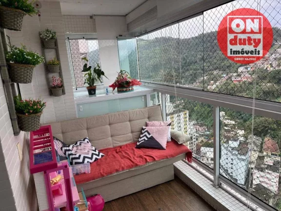 Imagem Apartamento com 2 dormitórios à venda, 77 m² por R$ 810.000,00 - José Menino - Santos/SP