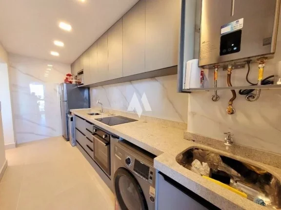 Imagem Apartamento porteira fechada no Bairro da Aparecida com 2 quartos, sendo 1 suíte e andar alto!