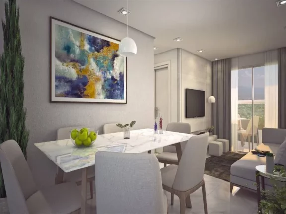 Imagem Apartamento com 1 dormitório à venda, 38 m² por R$ 383.200,00 - Aviação - Praia Grande/SP