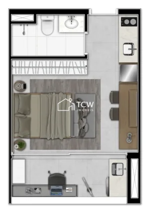 Imagem Apartamento Studio 25m2