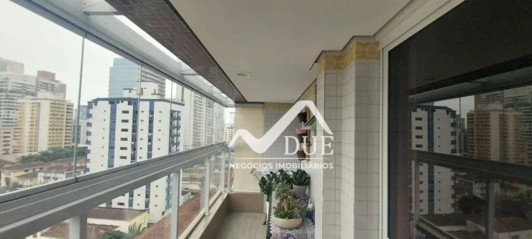 Imagem Apartamento com 2 dormitórios à venda, 76 m² por R$ 790.000,00 - Gonzaga - Santos/SP