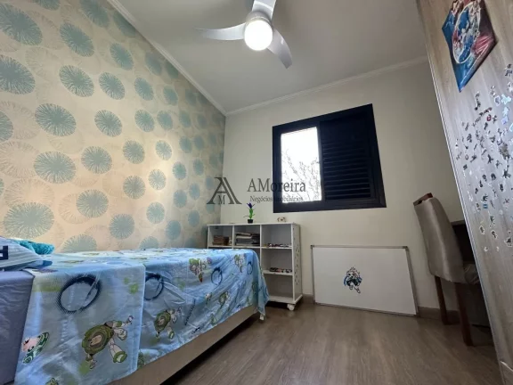 Imagem Apartamento à venda em Jundiaí-SP, no Parque Residencial Eloy Chaves, Cond. Chácara Primavera: 3 quartos, 2 salas, 1 banheiro, 1 vaga, 75m²