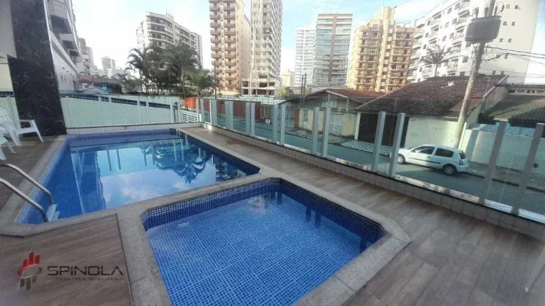 Imagem Apartamento com 2 dormitórios à venda, 74 m² por R$ 565.000,00 - Vila Caiçara - Praia Grande/SP