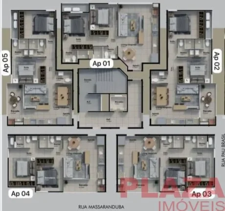 Imagem Apartamento à venda no Edifício Platinum Home da Vepax no Tabuleiro, Camboriú