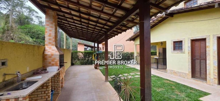 Imagem Casa com 4 dormitórios à venda, 171 m² por R$ 1.090.000 - Cascata do Imbuí - Teresópolis/RJ
