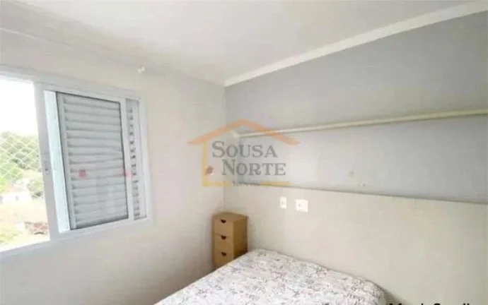 Imagem Apartamento 2 dormitórios, sendo 1 suíte, sala para 2 ambientes, cozinha com armários, área de s...