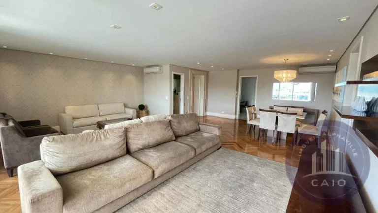 Imagem Apartamento mobiliado aluguel, 181m², 3 suítes - R$ 14.500- Alphaville/SP